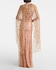 Jenny Packham Jenny Packham Hestia embellished caped gown - 3
