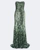 Jenny Packham Jenny Packham Kimi sequined strapless gown - 1