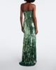 Jenny Packham Jenny Packham Kimi sequined strapless gown - 5