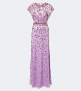 Jenny Packham Jenny Packham Lauretta sequined tulle gown
