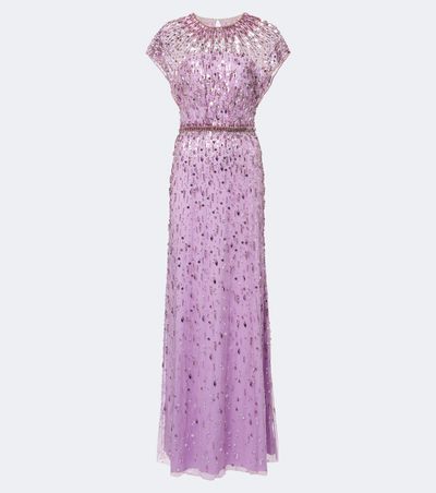 Jenny Packham Jenny Packham Lauretta sequined tulle gown