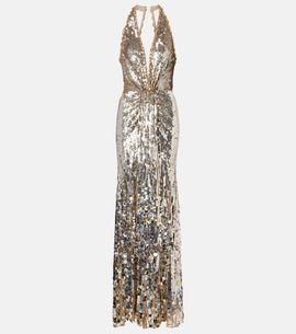 gold jenny packham dress MISSONI MIDI DRESS GOLD TONES – Simple Caracters main image 1
