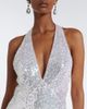 Jenny Packham Jenny Packham Mermaid sequined halterneck gown - 3
