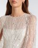 Jenny Packham Jenny Packham Nirvana caped embellished gown - 3