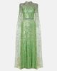 Jenny Packham Jenny Packham Opera embellished caped gown - 1