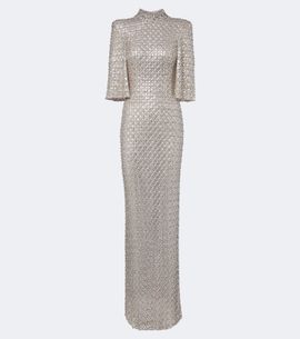 Jenny Packham Jenny Packham Sedona embellished mesh gown