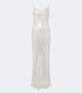 Jenny Packham Jenny Packham Shangrila La sequined silk gown
