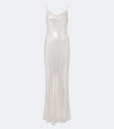 Jenny Packham Jenny Packham Shangrila La sequined silk gown