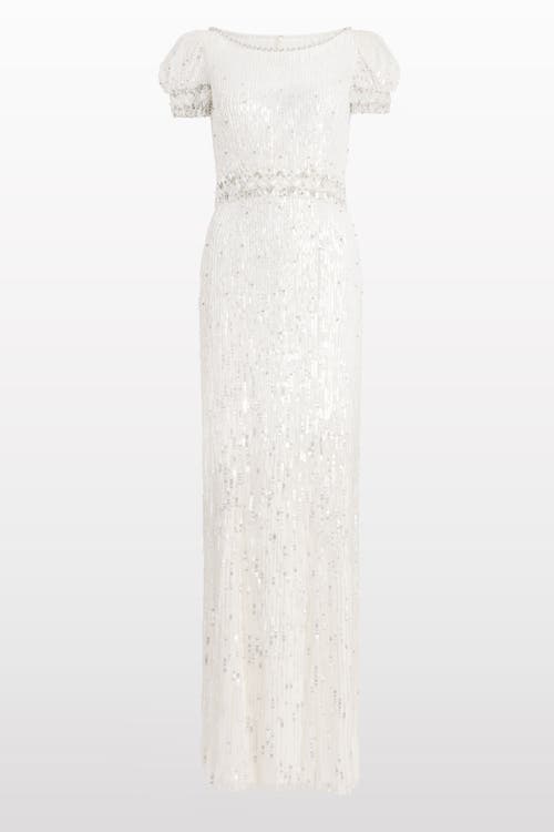 Jenny Packham Jenny Packham Sungem Sequin-Embellished Dress