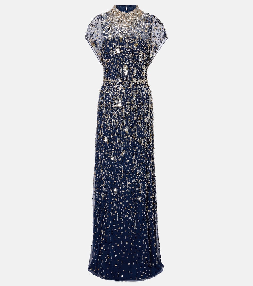 green emerald velvet dress Ruo Woven Dress main image 1