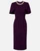 Jenny Packham Jenny Packham Thalia crystal-embellished midi dress - 1