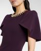 Jenny Packham Jenny Packham Thalia crystal-embellished midi dress - 4