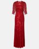 Jenny Packham Jenny Packham Violetta embellished caped gown - 1