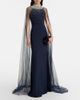 Jenny Packham Jenny Packham Zadie caped embellished gown - 2