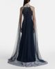 Jenny Packham Jenny Packham Zadie caped embellished gown - 6