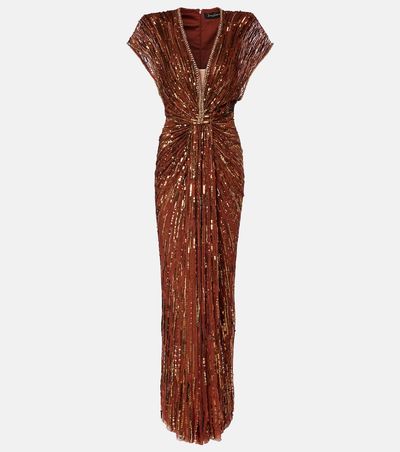 Jenny Packham Jenny Packham Zola sequined gown