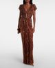 Jenny Packham Jenny Packham Zola sequined gown - 2