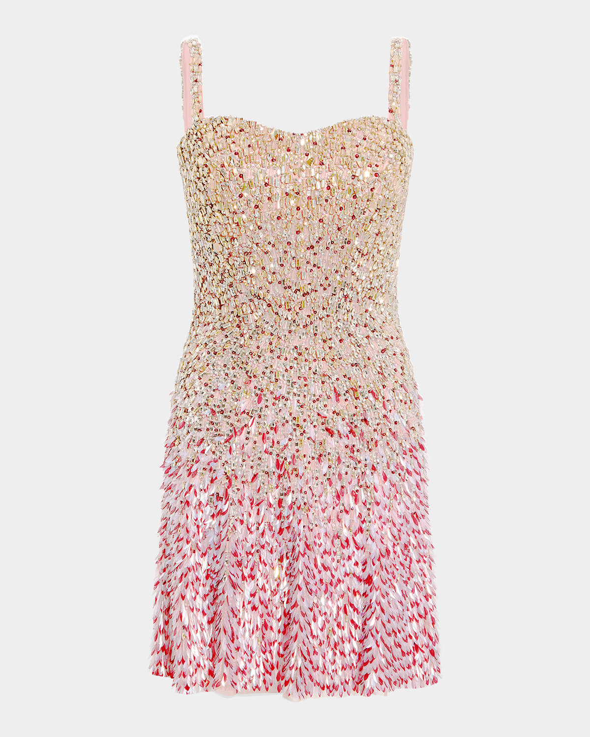 Jenny Packham Nima Sleeveless Embellished Mini Cocktail Dress