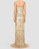 Jenny Packham Women's Kimi Sequin-Embellished Strapless Gown - 3
