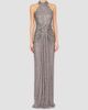 Jenny Packham Women's Whisper Sequin-Embellished Halter Gown - 2