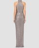 Jenny Packham Women's Whisper Sequin-Embellished Halter Gown - 3