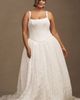 Jenny Yoo Aria Crinkled Habotai Corset Basque-Waist A-Line Wedding Gown - 11