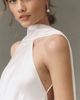 Jenny Yoo Grace Halter-Neck Maxi Dress - 4