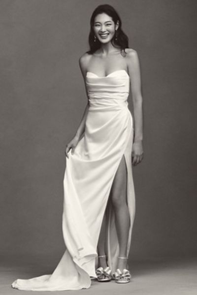 Jenny Yoo Jenny by Jenny Yoo Angelina Sweetheart Satin Wedding Gown