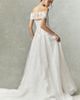 Jenny Yoo Jenny by Jenny Yoo Carmella Off-Shoulder Appliqué Lace A-Line Wedding Gown - 2