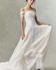 Jenny Yoo Jenny by Jenny Yoo Carmella Off-Shoulder Appliqué Lace A-Line Wedding Gown - 4
