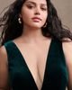 Jenny Yoo Logan Deep-V Velvet Column Gown - 5