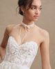 Jenny Yoo Madeline Corset A-Line Strapless Lace Wedding Gown - 2