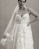 Jenny Yoo Madeline Corset A-Line Strapless Lace Wedding Gown - 9