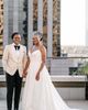 Jenny Yoo Preston Strapless Ball-Skirt Taffeta Wedding Gown - 11