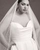 Jenny Yoo Preston Strapless Ball-Skirt Taffeta Wedding Gown - 6
