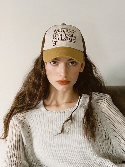 JERUSALEM SANDALS Jerusalem Sandals Collaboration Logo Ball Cap [Brown]