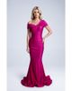 Jessica Angel Jessica Angel One Shoulder Twist Ruched Mermaid Evening Gown - 1