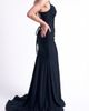 Jessica Angel Jessica Angel Ruched Cowl Neck Lace-Up Mermaid Evening Gown - 3