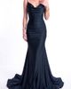 Jessica Angel Jessica Angel Ruched Cowl Neck Lace-Up Mermaid Evening Gown - 5