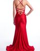 Jessica Angel Jessica Angel Ruched Lace-Up Back Mermaid Evening Gown - 2