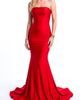 Jessica Angel Jessica Angel Strapless Satin Mermaid Evening Gown - 1