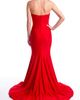 Jessica Angel Jessica Angel Strapless Satin Mermaid Evening Gown - 2