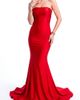 Jessica Angel Jessica Angel Strapless Satin Mermaid Evening Gown - 5