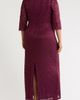 Jessica Howard Jessica Howard Lace Three-Quarter Sleeve Sheath Dress - 2