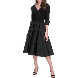 Jessica Howard Jessica Howard Rhinestone Cuff Fit & Flare Cocktail Dress