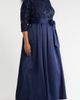 Jessica Howard Jessica Howard Sequin Floral Lace Gown with Satin Skirt - 3
