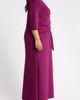 Jessica Howard Jessica Howard Slotted Boatneck Three-Quarter Sleeve Gown - 3