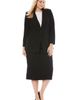 Jessica London Jessica London 2 Piece Stretch Crepe Single Breasted Skirt Suit - 1