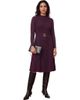 Jessica London Jessica London Belted Cable Sweater Dress - 1