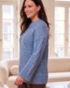 Jessica London Jessica London Cable Knit Bell Sleeve Sweater - 4